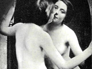 Vintage Erotik Bir Deneyim: Retro Eşcinsel Oral Seks ve Tüylü Amcık