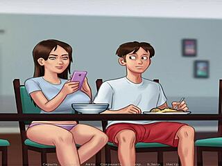 Teenager Girl in Summertimesagas E1 34 liebt Hentai und Videospiele