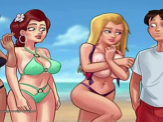 Offentlig visning af bryster i Summertimesaga - Tegneserie-spil