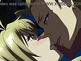 ثلاثي يوري ساخن مع ملائكة و تنانين في cross ange hentai