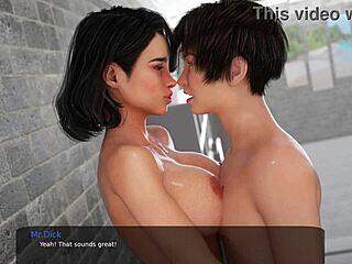 อาบน้ําร้อนกับ MILF ที่เย้ายวน - เกม 3D สําหรับผู้ใหญ่