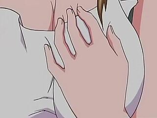 Anime spruta, ansiktsbehandling och cumshot i denna kinky hentai porr