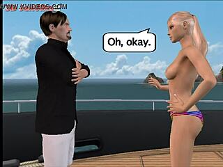 Lucky guy gets spoiled on a yacht in Shitman series 02