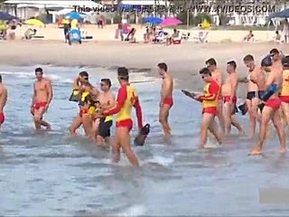 Lifeguard Sunga stars in raunchy swimwear video