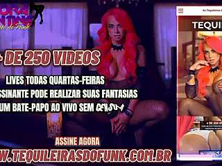 Sensual striptease by Brazilian beauty Debora Fantine
