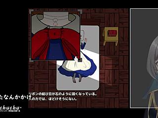 Animated crossdressing game: Alice and the curse chest get undressed