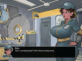 Play through a visual novel with a curvy redhead and a game review