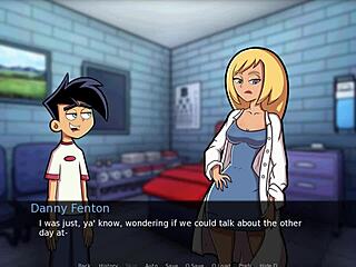 Danny Phantom és szőke bombázók forró randevúzása Amity Parkban