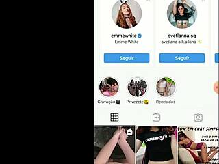 Young Brazilian girl flaunts her body in public and gets intimate on Instagram Live
