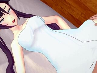 3D анимационна Мона хвърля кърпата си за чувствено удоволствие
