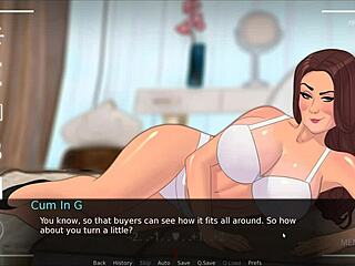 Lust Legacy: The Hentai game's fifth episode featuring a naughty lingerie photoshoot with a seductive stepmom